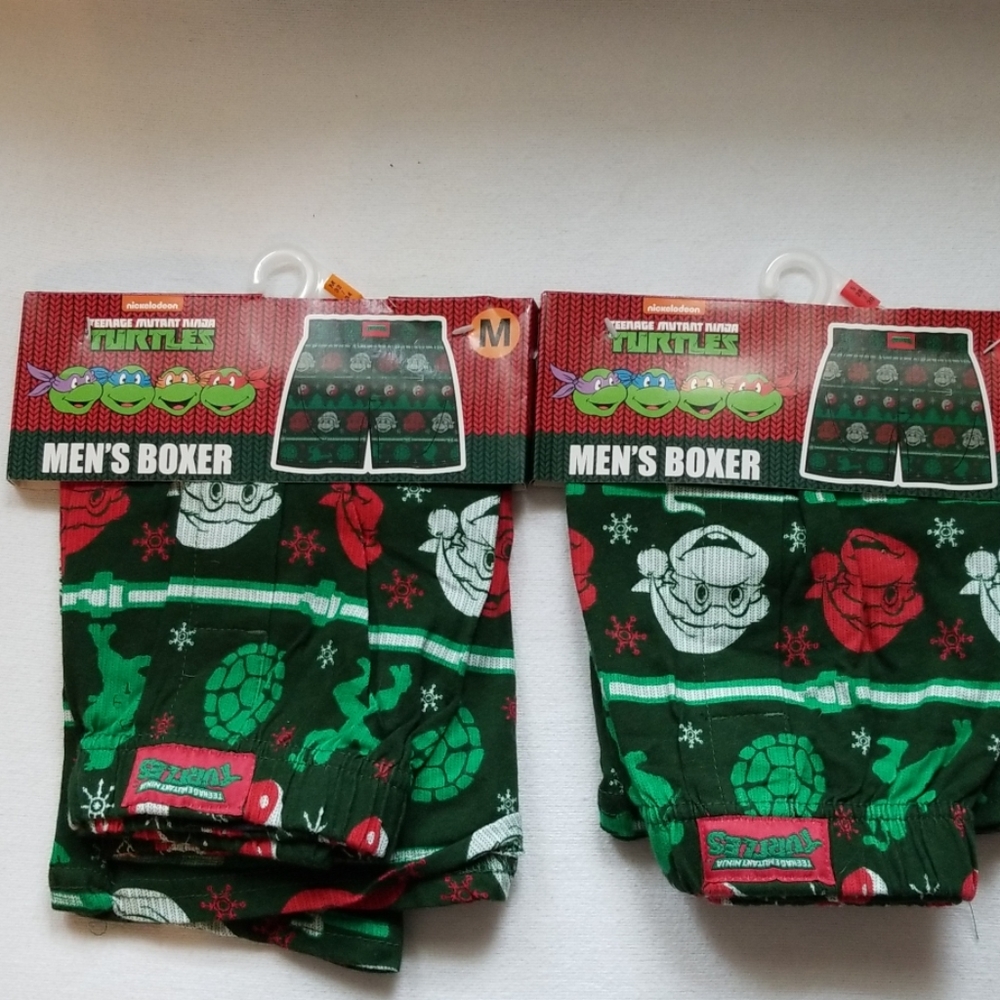 New Christmas Novelty Turtle Boxers